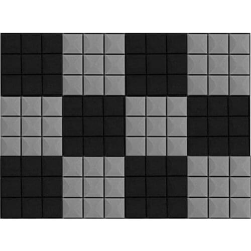 12 Pack Acoustic Foam Panels 2 x 12 x 12 Inch Soundproof Foam Panels Fireproof Design for Sound Insulation Absorbing