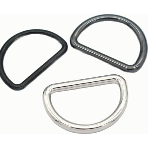 30MM Silver D Ring Slide Adjustable Buckles Purse Handbag Hardware Bag Clasp Dog Collar Supply Leather Webbing