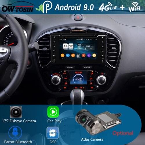 7"IPS 8Core 4G RAM+64G ROM Android 9.0 Car DVD Player For Nissan Juke 2004 2005 2006 2007 2008-2016 DSP Radio GPS Parrot BT Adas