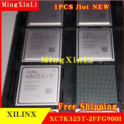 Free Shipping XC7K325T-2FFG900I BGA900 2FFG900 XC7K325 Embedded chip New 1PCS/LOT