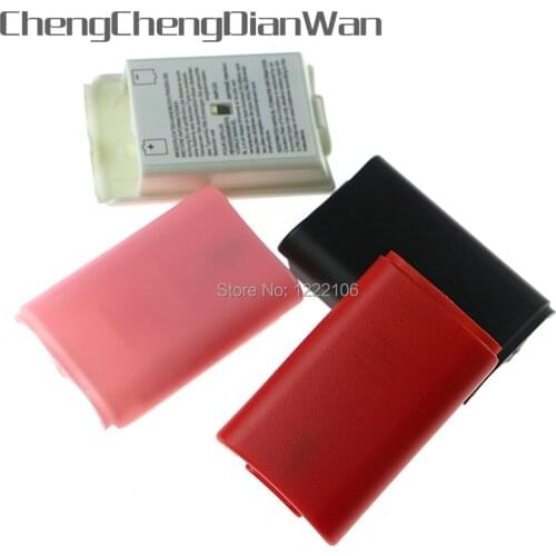 ChengChengDianWan multi-Colors Battery Case Cover Shell For Xbox 360 xbox360 Wireless Controller Rechargeable Battery 50pcs/lot