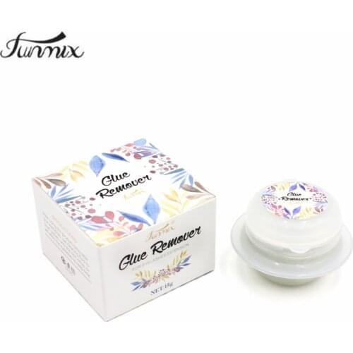 Funmix 2019 New 15g Cream Remover Eyelash Extension Ahesive Glue remover Mild and non-irritating