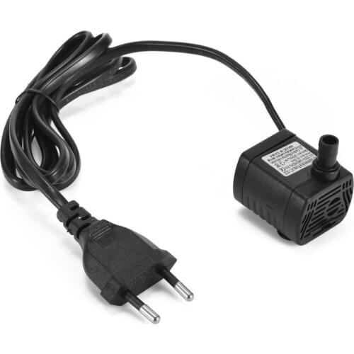 Hot Sale Mini AC 220V 3W Submersible Water Fountain Pump Filter Fish Pond Aquarium Water Tank Garden Fountain EU/US Plug