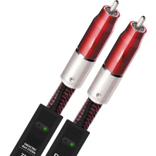 HIFI Audiophile Hi-End FIRE analog RCA Interconnect Cable with 72V DBS