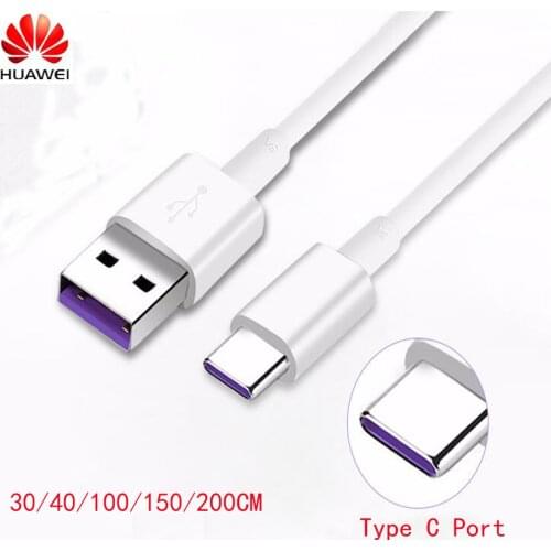 For Huawei USB 5A Type C Cable P20 Pro lite Mate 9 10 Pro P10 Plus lite V10 USB 3.1 Type-C Supercharge Super Charger Cable