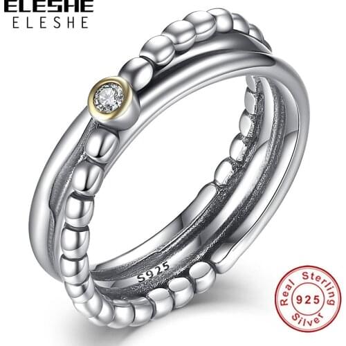 Trendy Genuine 925 Sterling Silver Twisting Wave Party Anniversary Jewelry Gift Crystal CZ Ring For Women