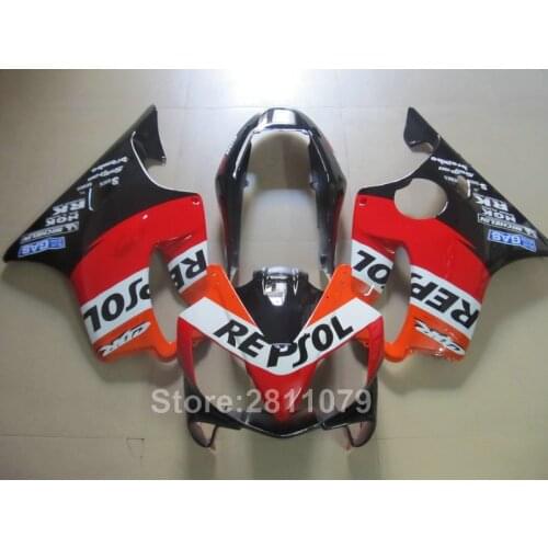 Injection molding plastic fairing kit for Honda CBR600 F4I 04 05 06 07 red black fairings set CBR600RR F4I 2004-2007 TB08