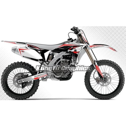 KUNGFU GRAPHICS Dirt Bike Stickers Motocross Custom Vinyl Decals Kit Complete Wraps for YZ250F YZF250 2010 2011 2012 2013