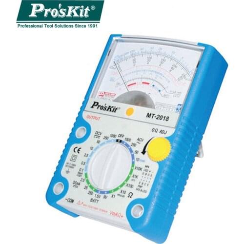 Multimeter PosKit MT-2018 Pointer Type Safety Standard Professional Ohm Test Meter DC AC Voltage Mechanical Tester