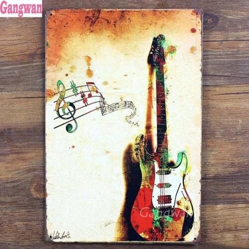Guitar sign Music store decor diamond mosaic Musical Instruments 5D diy Diamond Painting Full Square Round Embroidery full sets