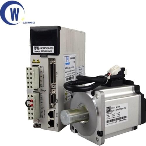 JMC 750W Servo Driver Motor kit AC220V high voltage servo cnc kit servo driver JSD7502-20B + servo motor 80JASM507230K17BCT
