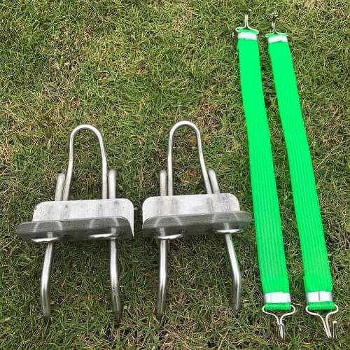 New 1Pair Tree Climbing Tool Pole Climbing Spikes For Hunting Picking Fruit 304 Stainless Steel Climbing Tree Shoes Equipment