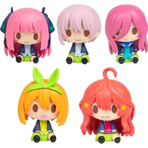 New The Quintessential Quintuplets Nakano Miku Five sisters style Action Figure Anime Figure Model Toys Figure Doll Gift