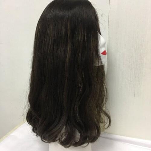Tsingtaowigs Custom made European virgin hair unprocessed hair wavy jewish wig Best Sheitels wigs free shipping