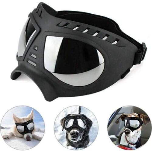 Cool Dog Sunglasses UV Protection Windproof Goggles Pet Eye Wear Medium Large Dog Swimming Skating Glasses Accessaries Hot