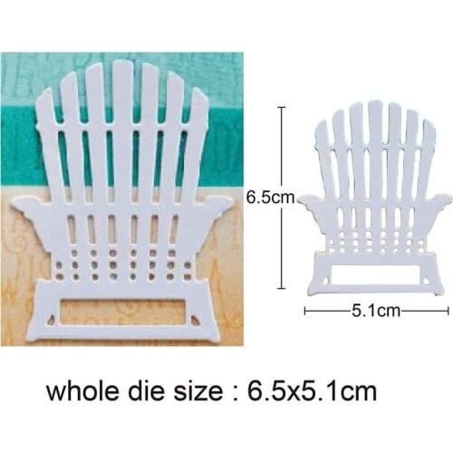 Chair Shape Relief Embossed Metal Cutting Dies for DIY Scrapbooking Album Paper Cards Decor Crafts Embossing Die Cuts