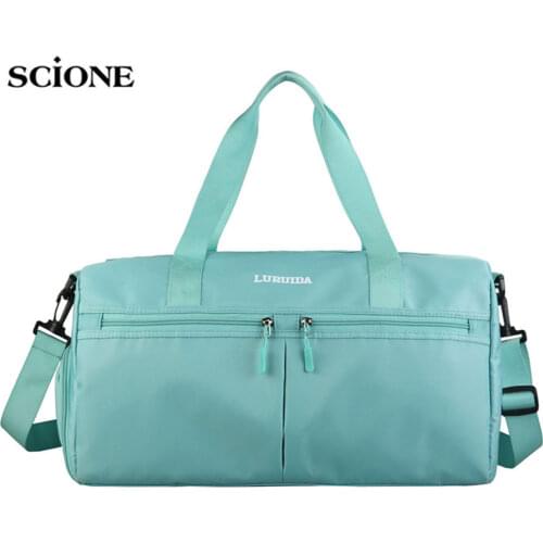 Gym Bags With Shoe Pouch Training Sport Storage For Fitness Yoga Dry and Wet Separation Sac De Sport Female Travel Handbag X305A