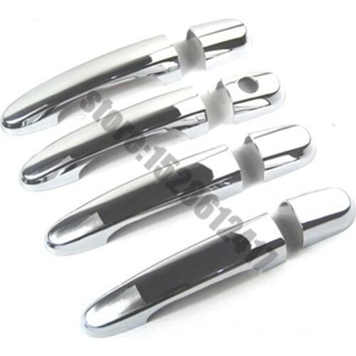 Car Styling Chrome Side Door Handle Cover Catch Trim Car Bezel Molding Sticker For Kia Sportage 2005~2016