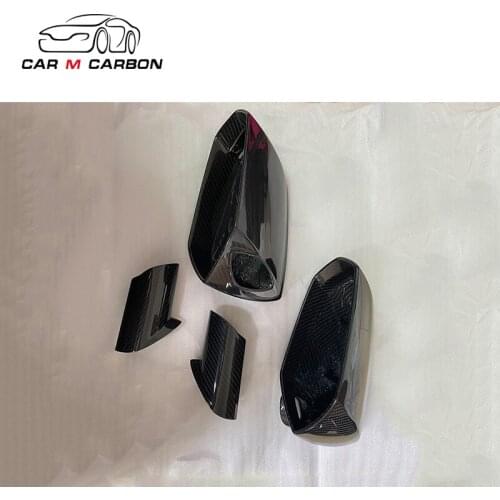 DRY CARBON FIBER SIDE MIRROR COVER FOR LAM LP700-4 LP720 LP750 2011-2016 side mirrors