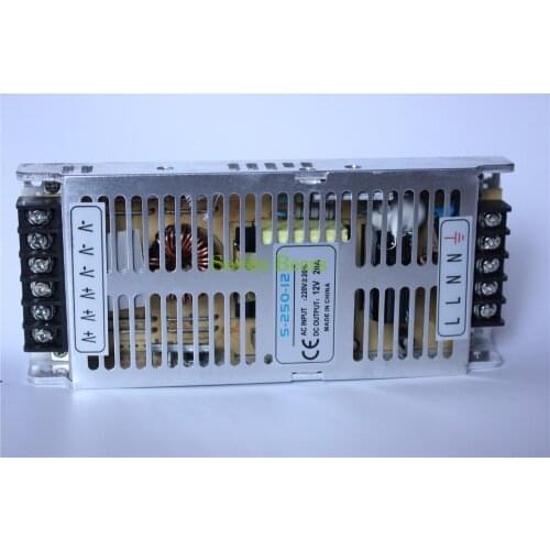 Best quality 12V 20A 240W Switching Power Supply Driver for LED Strip AC 220V Input to DC 5V free shipping