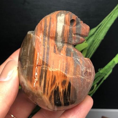 Unique natural wood fossil crystal carved dinosaur egg quartz crystal chakra stone collection