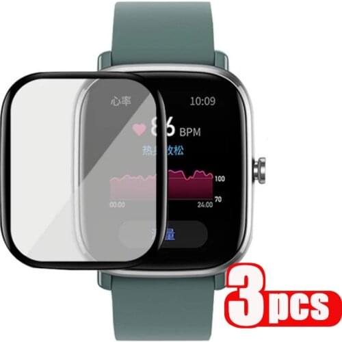 3D Curved Edge Soft Clear Protective Film Full Cover For Amazfit GTS 2 2e mini Sport Smart Watch For Xiaomi GTS2mini Screen Film