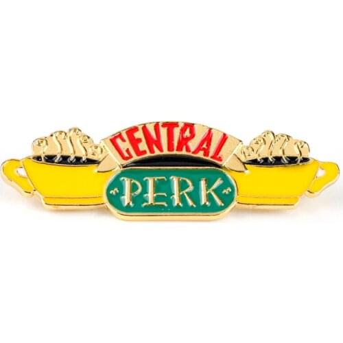Friends TV Show Enamel Lapel Pins Central Park Brooches Badges Fashion Pins Cute Gifts for Friends Wholesale