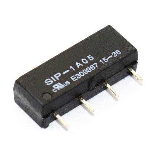 10PCS SIP-1A05 SIP-1A05 DIP4 reed relay 5V Voltage Hot Sales Free shipping