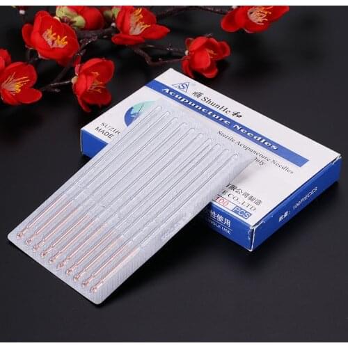 100 pcs 0.30/35/40*13/25/40/50/60/75mm shunhe Disposable sterile acupuncture needles body massage needle