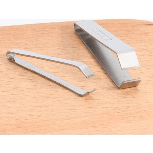 2 pcs Stainless Steel Fish Bone Remover Pliers Pincer Puller Tweezer Tongs Pick-Up Utensils Kitchen Seafood Tool Dropshipping