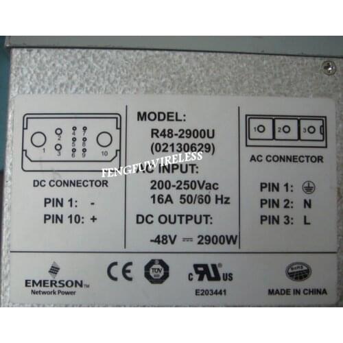 2018 Hot! 100% Original Emerson R48-2900 R48-2900U 48V 2900W Rectifier Module Communication Power converter, adjustable voltage