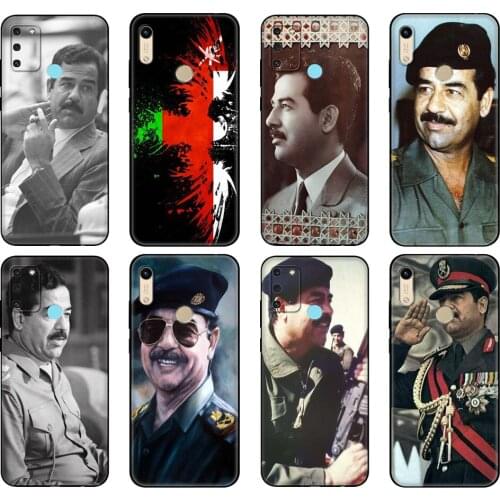 Black tpu Case For Honor 8a Prime 8s 9 10X Lite 9A 9C 9X Premium Pro 9S Case Cover Saddam Hussein Iraq Arabic