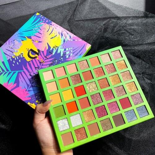 Colorful Eyeshadow Pallete 42 Color Shimmer Glitter Matte EyeShadow Palette Metallic Diamond Pigmented Makeup Palette Cosmetic