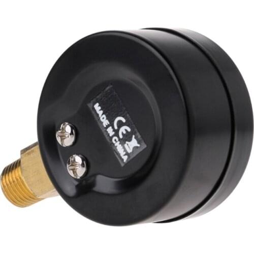 Vacuum Pressure Gauge Mini Dial Air Pressure Meter Double Scale BAR inHg 1/4"NPT