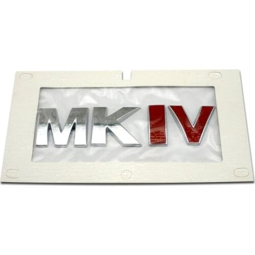 MKIII MKIV MKV 2.0V 2.4T 2.6T Plastic Chrome Badge 3D Car Logo Emblem Custom