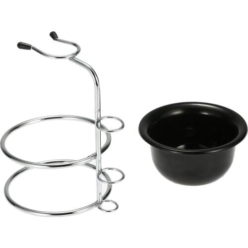 Durable New Beauty Design Men Shaving Bowl Mug Brush Soap Dish Stand Holder Portable Shaving Razor Beard Clean Shaver Kits Set