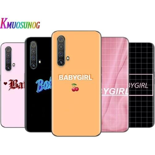 BABY girl line Text art Painted For OPPO A73 2020 Find X2 Lite K5 K3K1 R17 RX17 R15 R9S F17 F15 F11 F9 F7 Transparent Phone Case