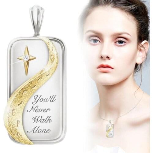 Classic Style Pendants Gold And Silver Natural Jewelry Necklace Pendants Engagement Wedding Jewelry Gifts