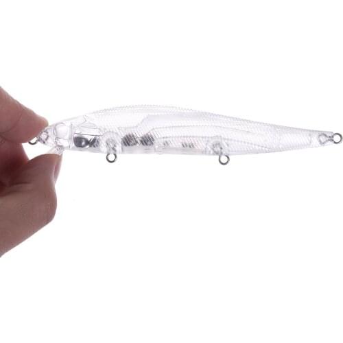 50pcs Blank Hard Lures Unpainted Fishing Baits Crankbait Wobblers Freshwater Fish Lure 14cm