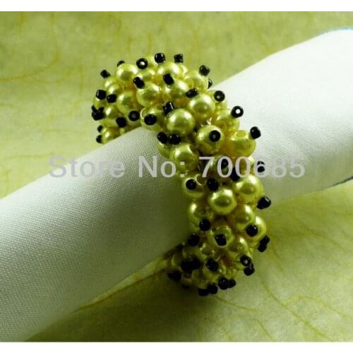 Aliexpress sold beaded wedding napkin ring