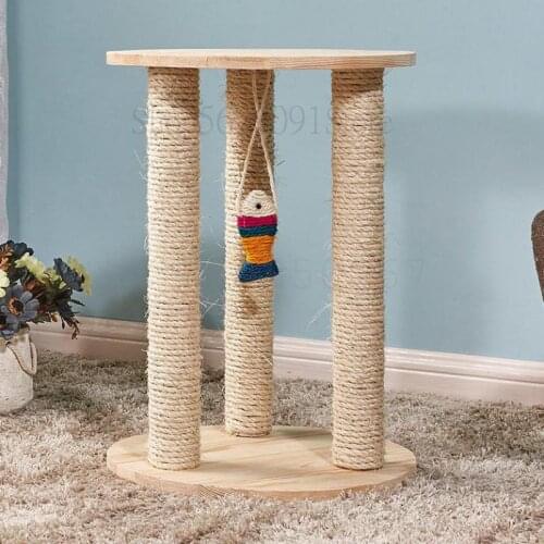 Cat Climbing Frame Sisal Cat Scratch Banshi Wood Cat Tree Platform Cat Cat Cat Toy Products