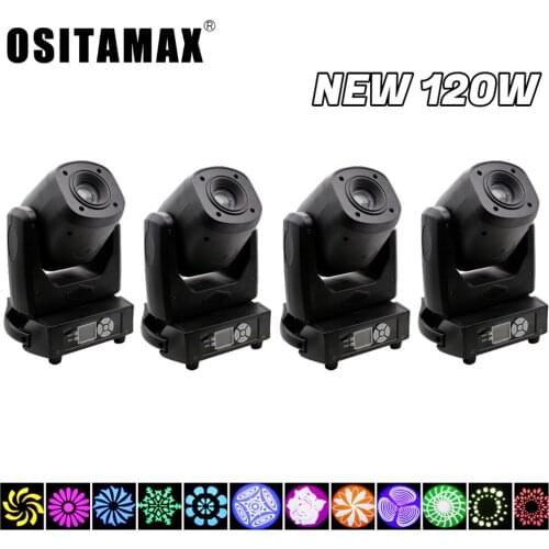 120w led spot moving head lighting beam spot dj stage light dmx gobo moving heads night party club lighting 4pcs/lot