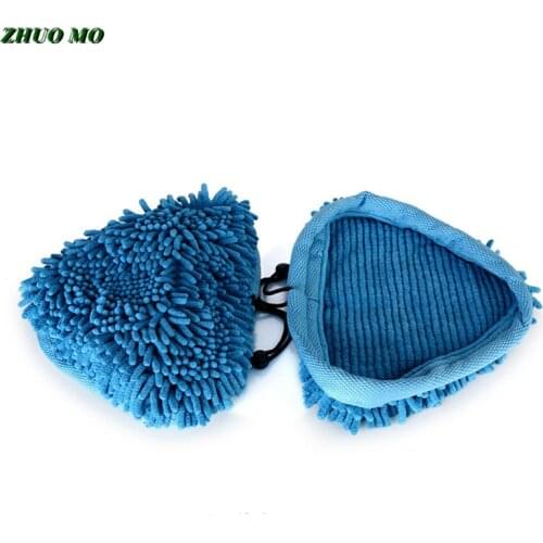 2PCS Blue Triangular Coral cloth cleaning Floor for X5 H20 mop head Replaceable Household Cleaning Tools