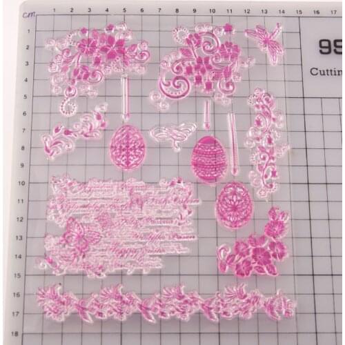 Reunion Easter Scrapbooking Card Album Paper Craft Rubber Roller Transparent Silicon Clear Stamp