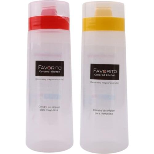 300ml Plastic Spice Squeeze Bottle Sauce Vinegar Oil Salad Ketchup Mustard Dressing Bottle Kitchen Accessories 4 Holes