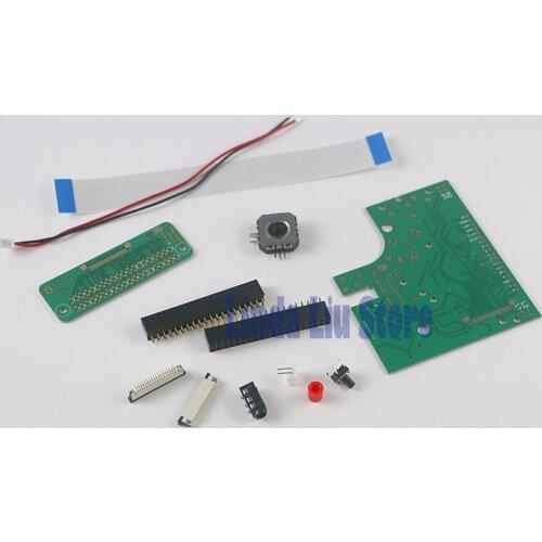 5sets/lot For Game Boy GB Zero DMG-01 6 Buttons PCB Board & Switch & Wire & Connector Kit For Raspberry Pi GBZ Zero pcb board