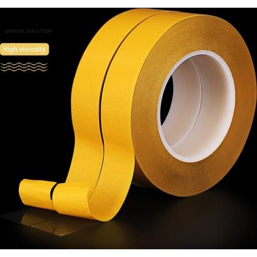 50 Meter High Temperature Resistance PET Double Sided Tape No Trace Transparent Heat Resistant Strong Double-Sided Adhesive arts