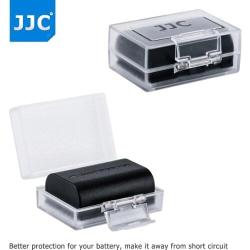 JJC Camera Battery Case for Canon LP-E6 LP-E8 LP-E5 LP-E12 LP-E17 Nikon EN-EL15 EN-EL14 EN-EL3E Sony NP-FW50 Fuji NP-W126 NP-95