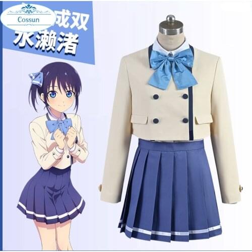 Anime! Kanojo Mo Kanojo Minase Nagisa School Uniform Cosplay Costume Halloween Party Role Play Outfit Dailydress Women 2021 NEW