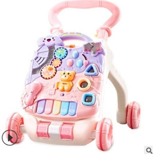 Baby Walker Trolley Anti-rollover Baby Toddler Walker Walker Toy 6-7-18 Months